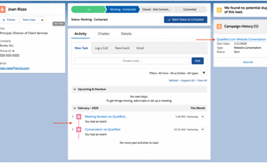 How to Report on Conversational Marketing in Salesforce